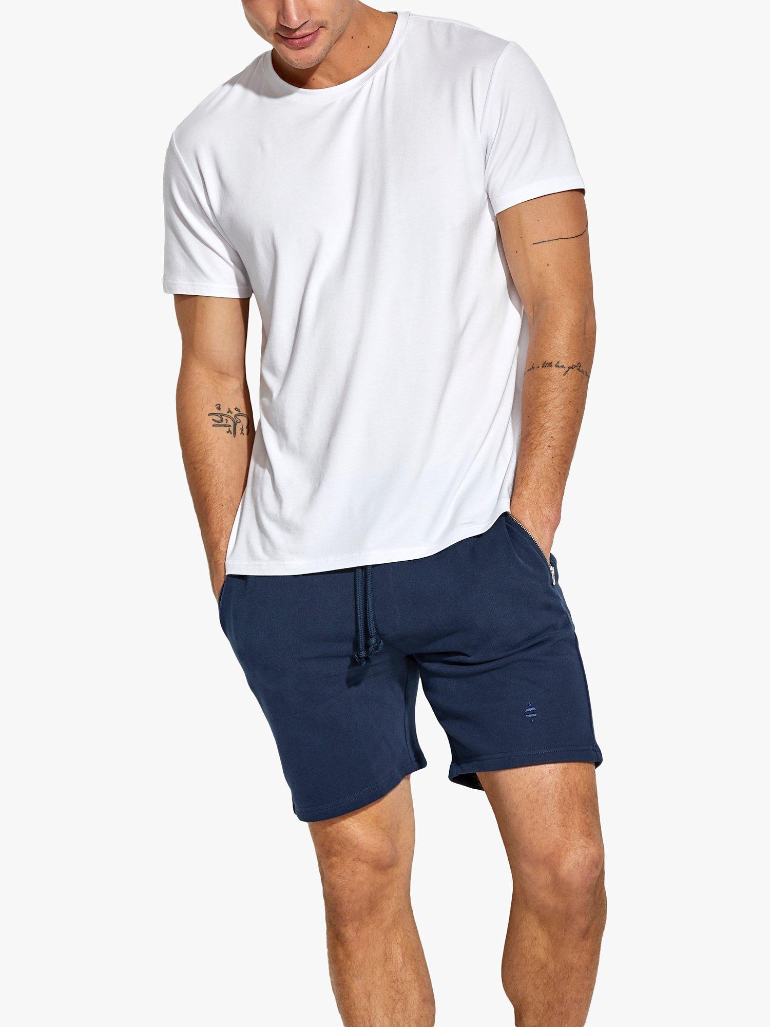 Product image 1 of 7, which shows Panos Emporio Eco Base Bamboo and Organic Cotton Blend T-Shirt, White, S
