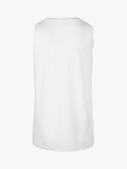 Panos Emporio EcoBase Bamboo Organic Cotton Vest, White - view 2, White