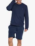 Panos Emporio Element Organic Cotton Sweatshirt, Navy