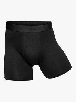 Panos Emporio Eco Bamboo and Organic Cotton Blend Trunks, Pack of 3 - view 2, Black