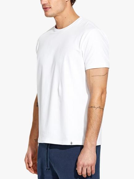 Panos Emporio Organic Cotton Blend T-Shirt, White