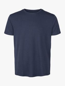 Panos Emporio Eco Base Bamboo and Organic Cotton Blend T-Shirt - view 2, Navy