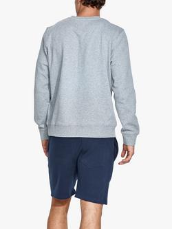 Panos Emporio Element Organic Cotton Sweatshirt - view 2, Grey Melange