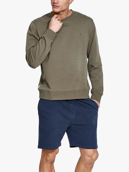 Panos Emporio Element Organic Cotton Sweatshirt, Olive
