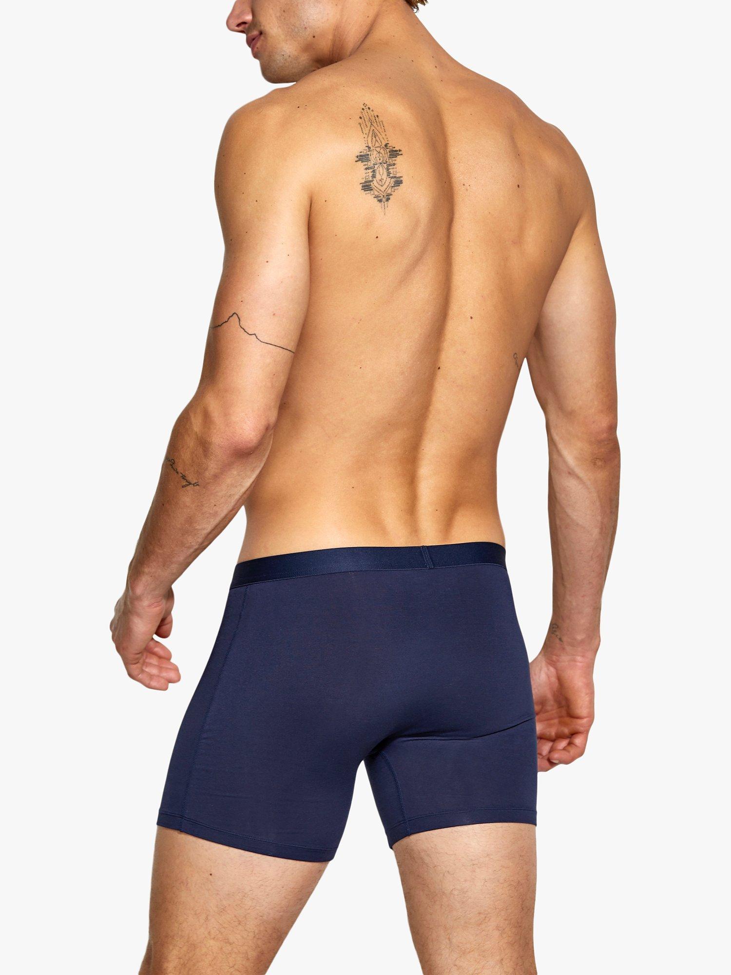 Product image 4 of 9, which shows Panos Emporio EcoVero Trunks, Pack of 2, Navy, S