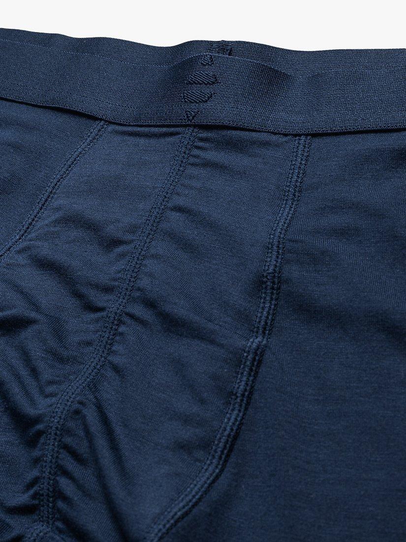 Product image 8 of 9, which shows Panos Emporio EcoVero Trunks, Pack of 2, Navy, S