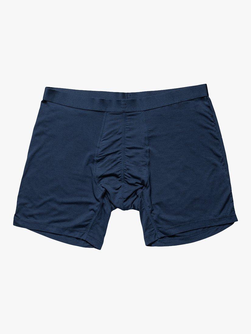 Product image 9 of 9, which shows Panos Emporio EcoVero Trunks, Pack of 2, Navy, S