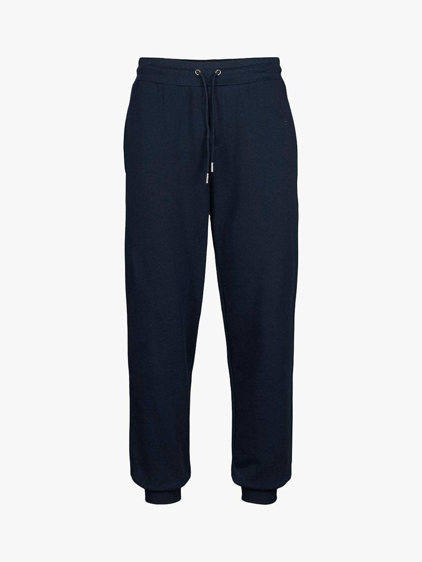 Product image 1 of 7, which shows Panos Emporio Element Organic Cotton Joggers, Navy, M