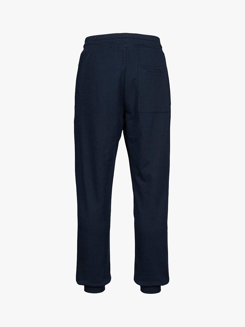 Product image 2 of 7, which shows Panos Emporio Element Organic Cotton Joggers, Navy, M