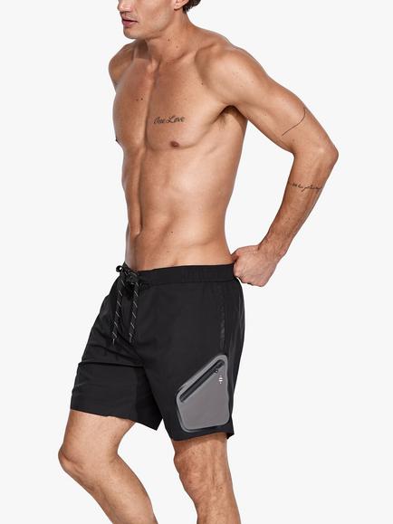 Panos Emporio Tech Board Shorts - view 2, Black