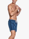 Panos Emporio Classic Tech Swim Shorts, Blue