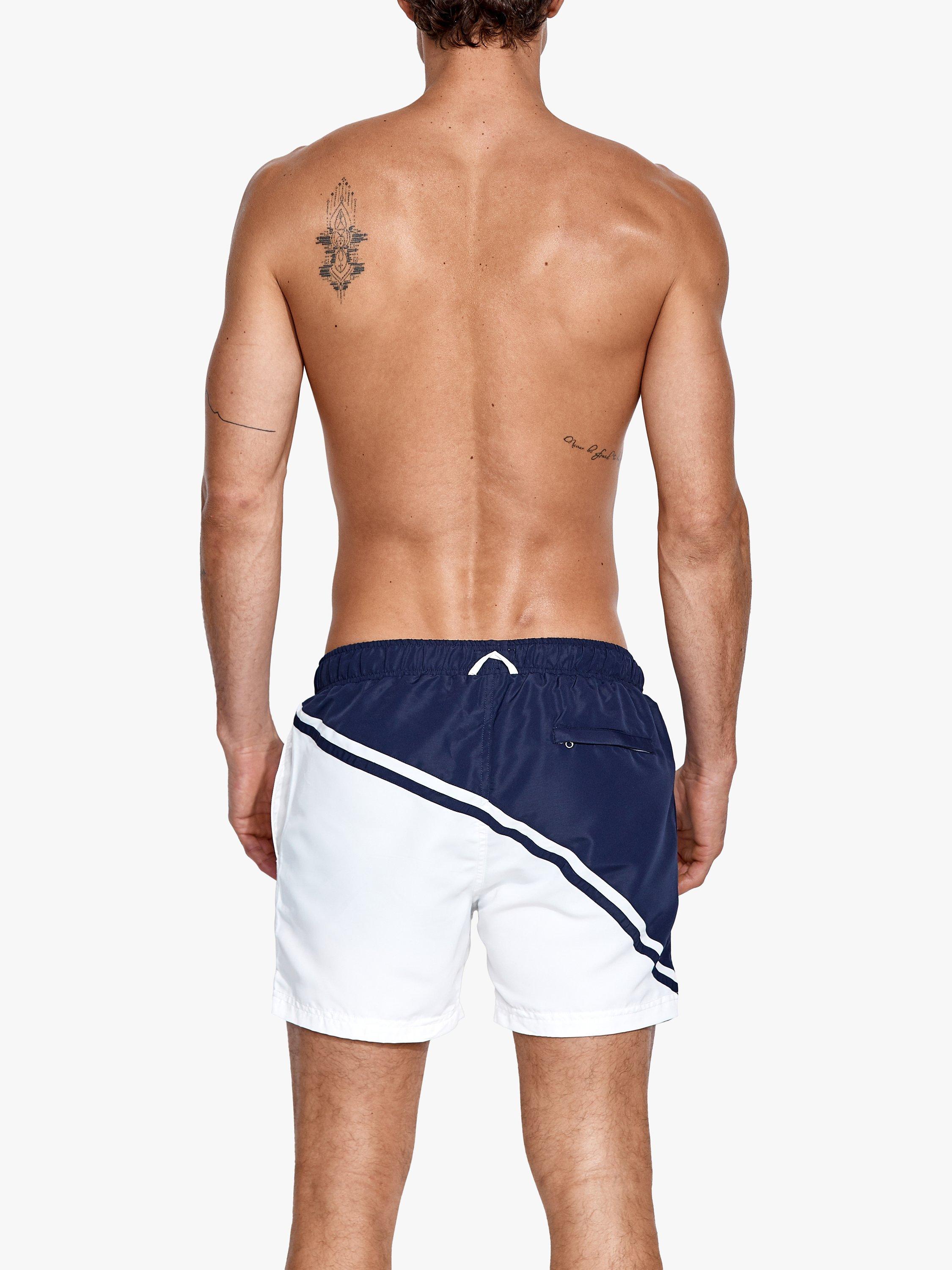 Product image 4 of 8, which shows Panos Emporio Classic Nautic Swim Shorts, Navy, L