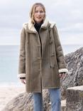 Celtic & Co. Sheepskin Duffle Coat, Walnut