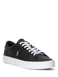 Polo Ralph Lauren Longwood Leather Trainers, Black