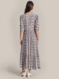 Ghost Maya Paisley Print Dress, Blue/Multi