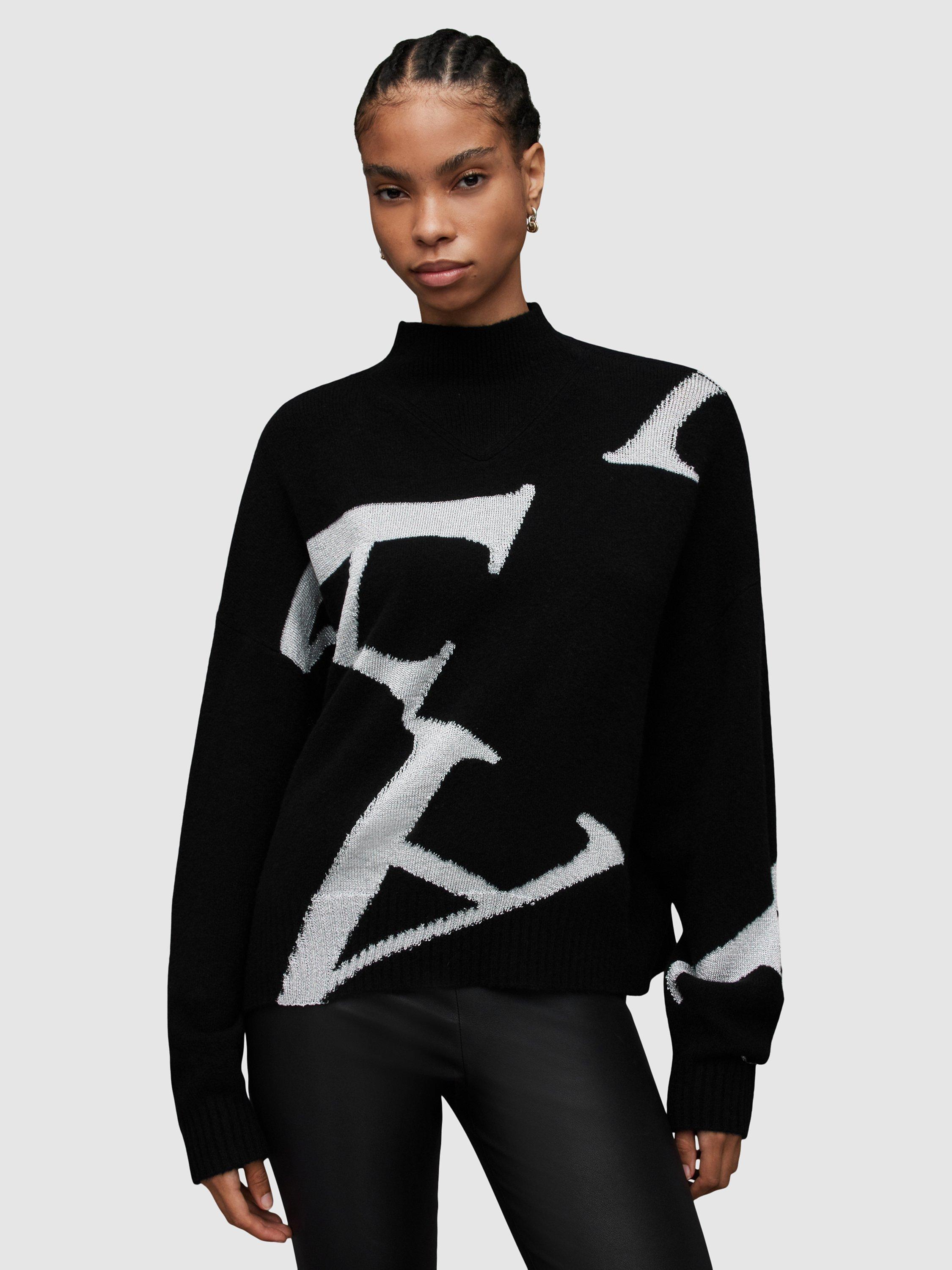 AllSaints A Star Wool Blend Jumper