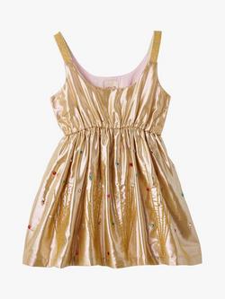 Stych Kids' Gemtastic Dress, Gold - view 2, Gold