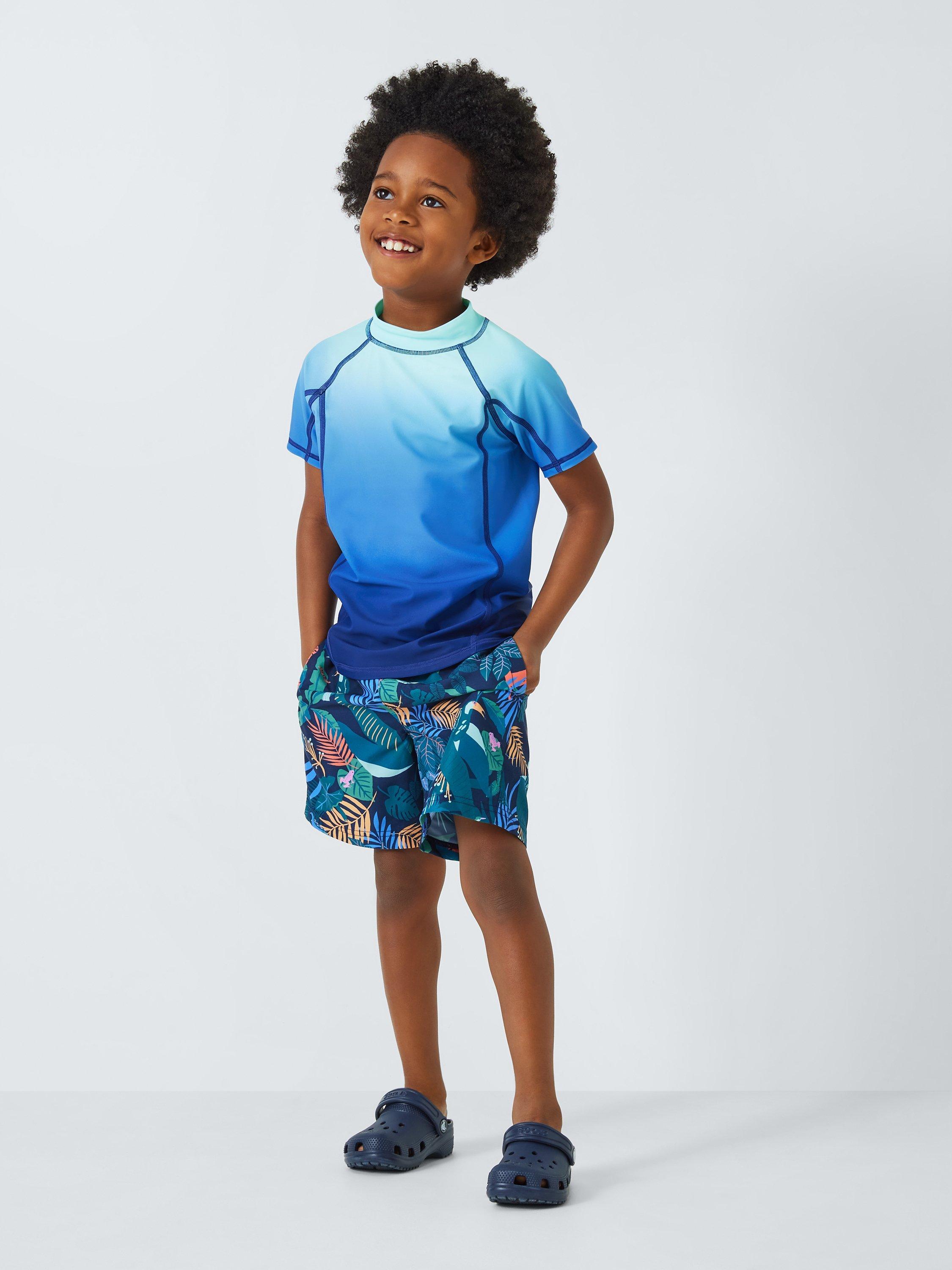 John Lewis Kids' Ombre Rash Vest, Blue, 5 years