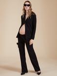 Isabella Oliver Erica Maternity Ecovero Top, Caviar Black