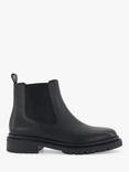 Dune London Perceive Leather Chelsea Boots, Black