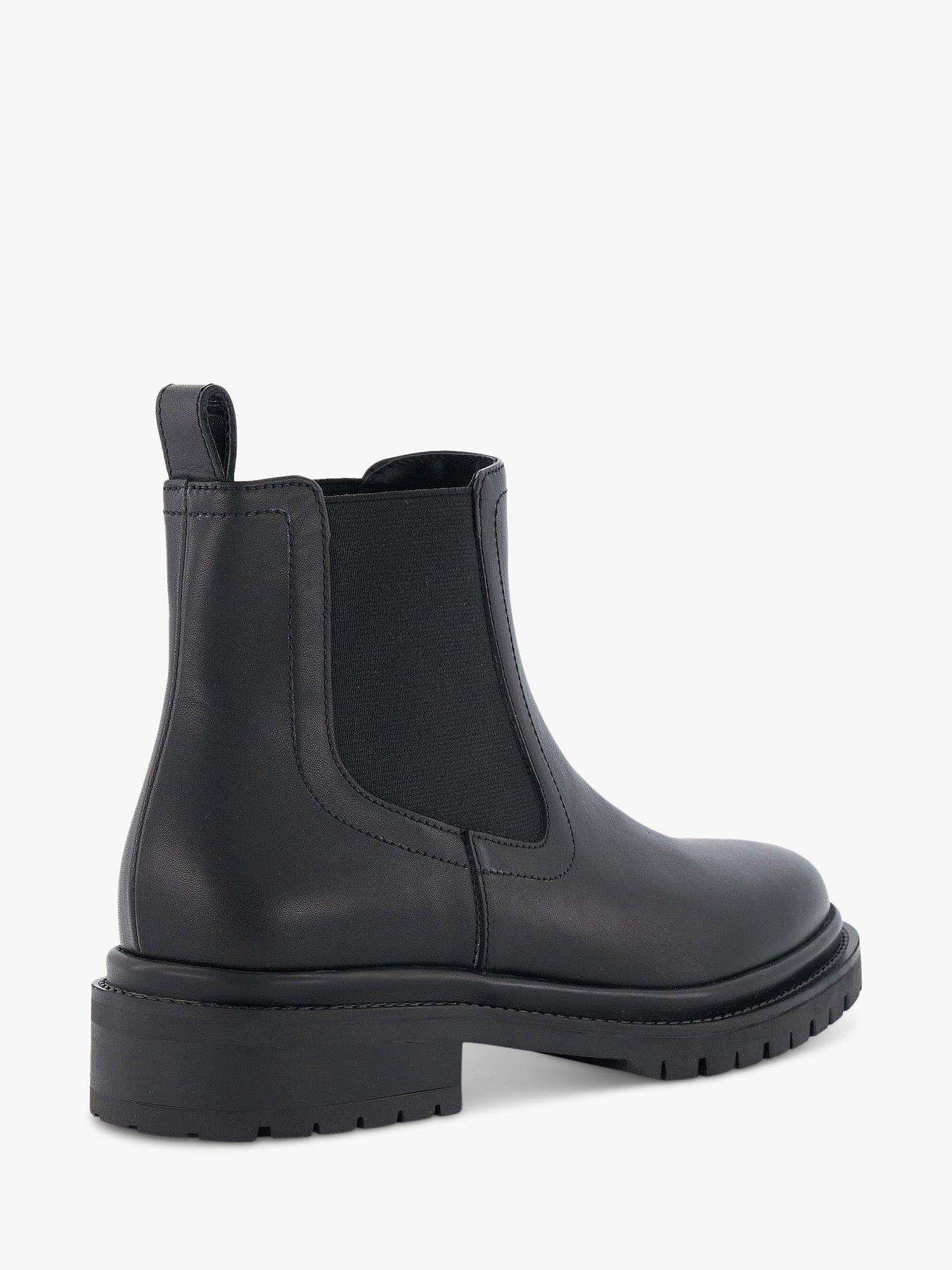 Dune black chelsea boots womens on sale