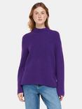 Whistles Wool Mix Ribbed Funnel Neck Jumper