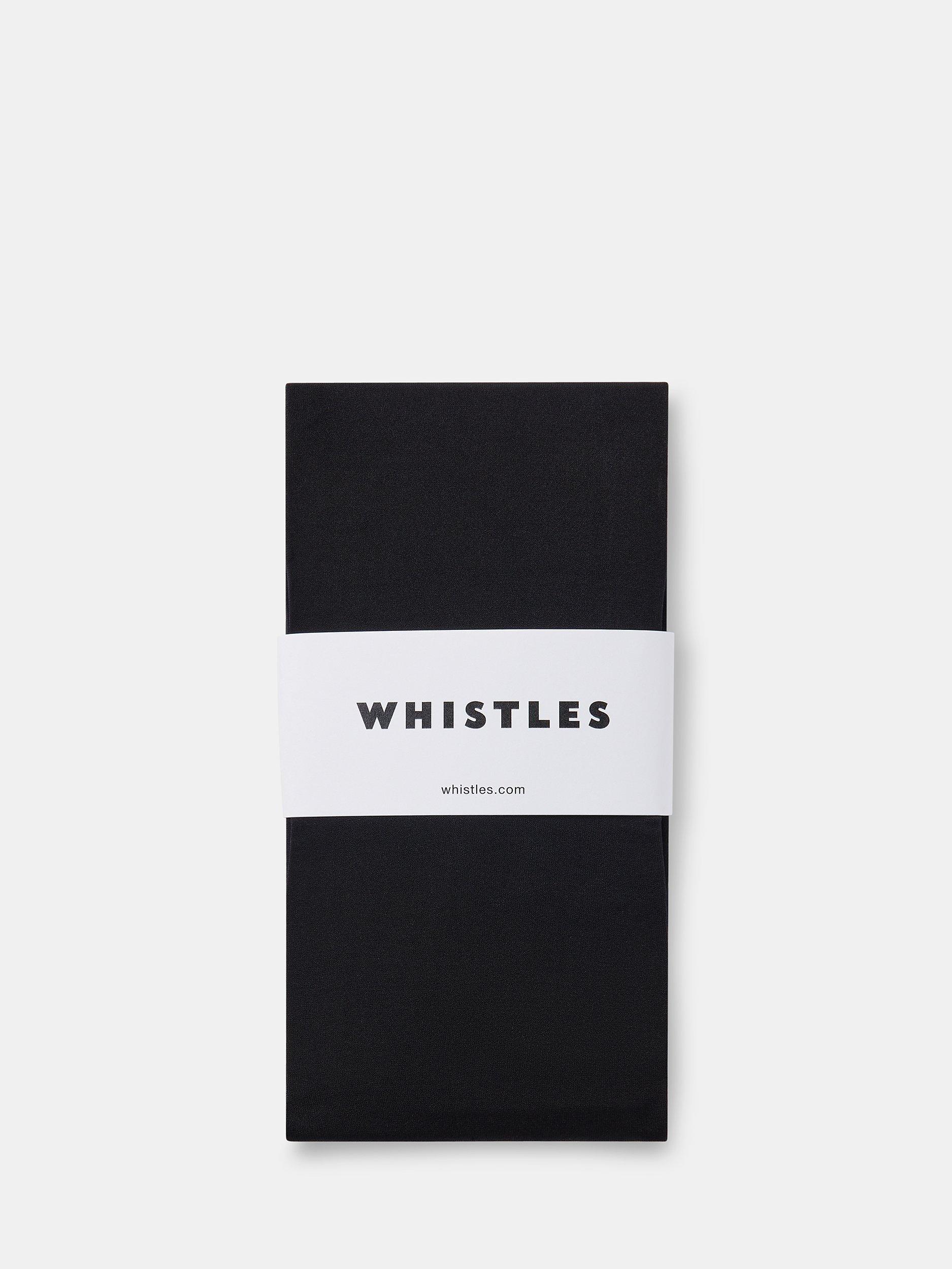 Product image 1 of 1, which shows Whistles 90 Denier Tights, Black, S