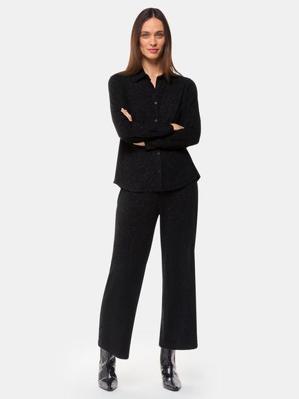 Whistles Eva Sparkle Shirt, Black, Black