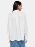 Whistles Boxy Cotton Shirt, White