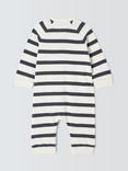 John Lewis Baby Stripe Romper, Multi