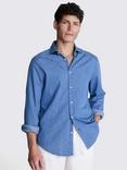 Moss Long Sleeve Denim Shirt, Blue