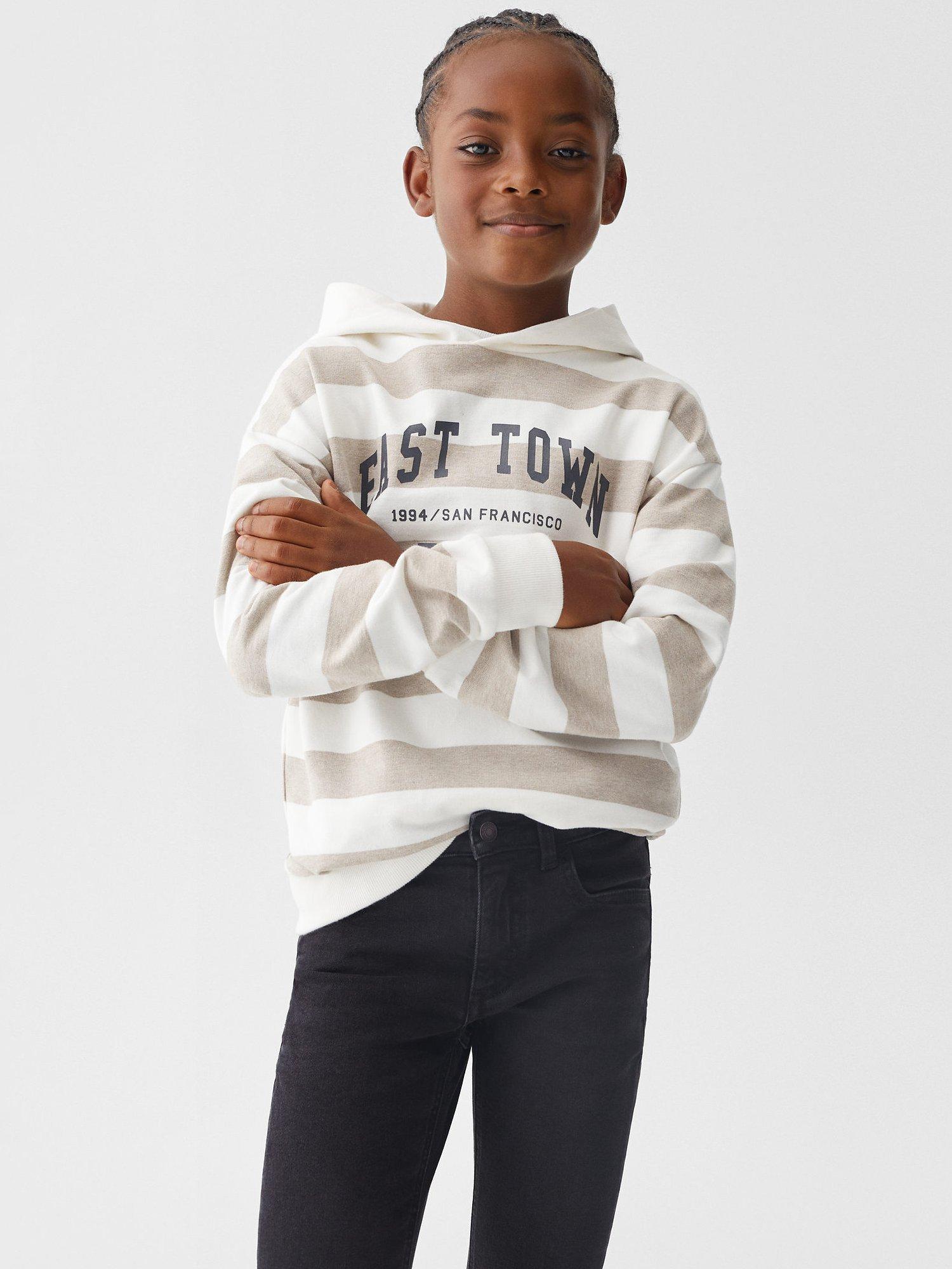 Mango Kids' Skinny Jeans, Open Grey