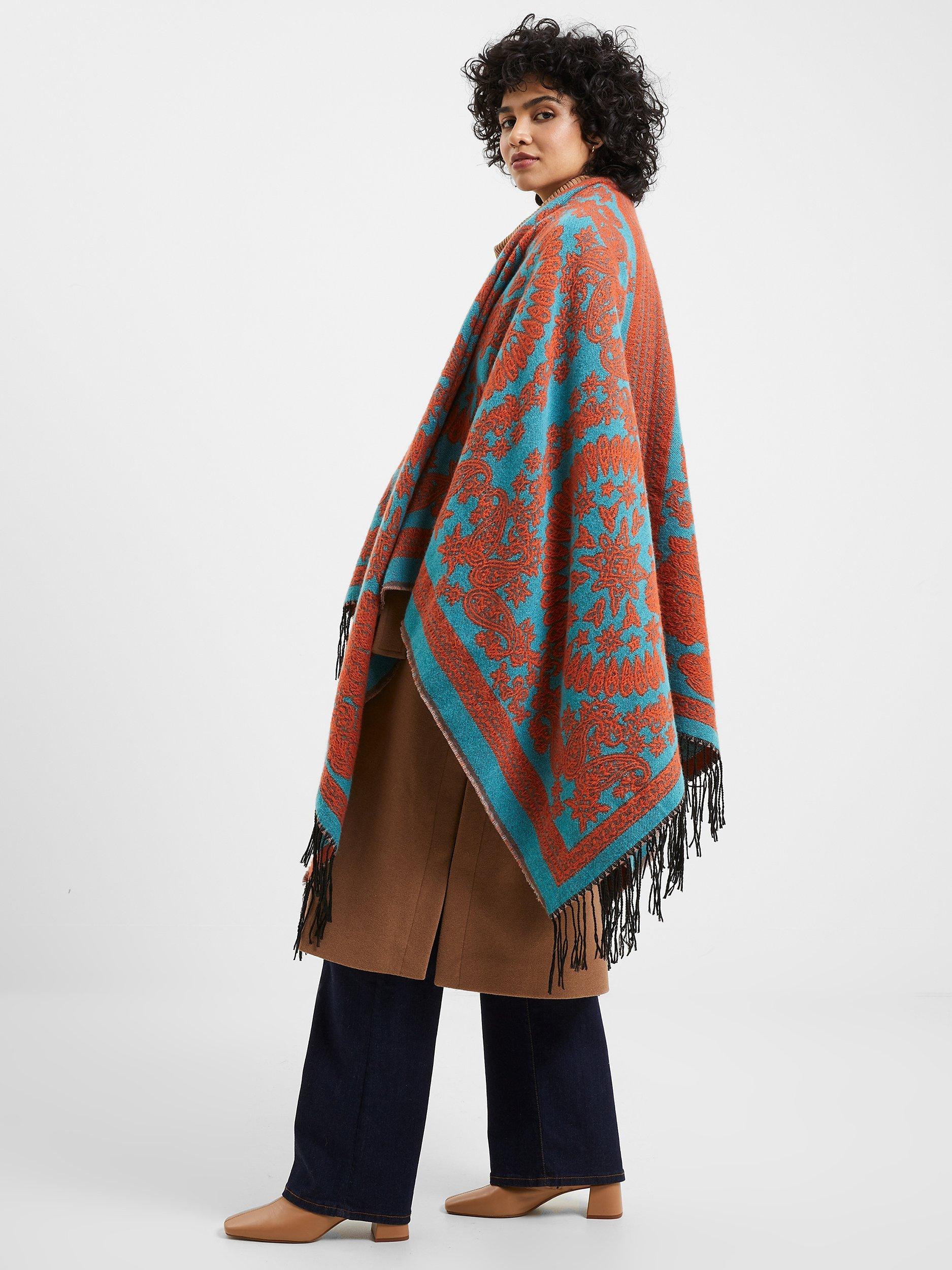 Product image 3 of 4, which shows French Connection Blanket Shawl, Multi