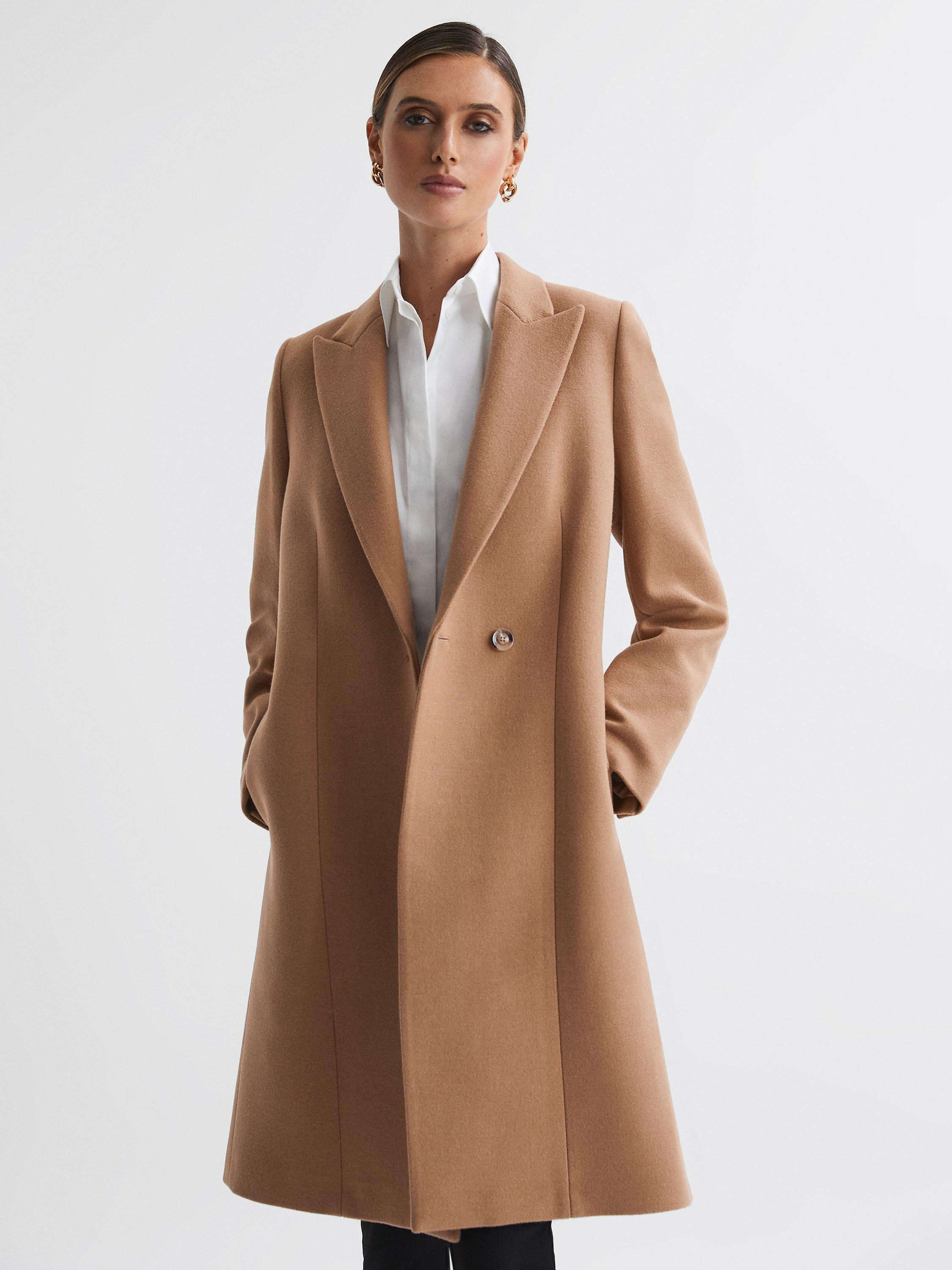 Reiss Arlow Tailored Coat, Camel