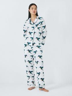 Their Nibs Hummingbird Shirt Long Pyjama Set, Multi, Nayv