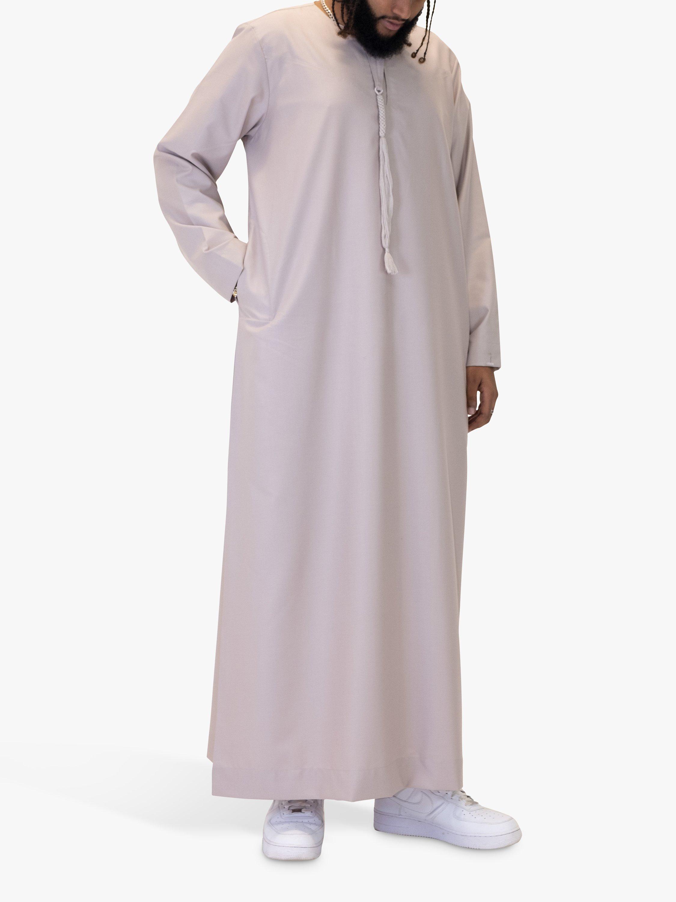 Product image 2 of 7, which shows Islamic Impressions Omani Thobe Jubbah, Beige, 58