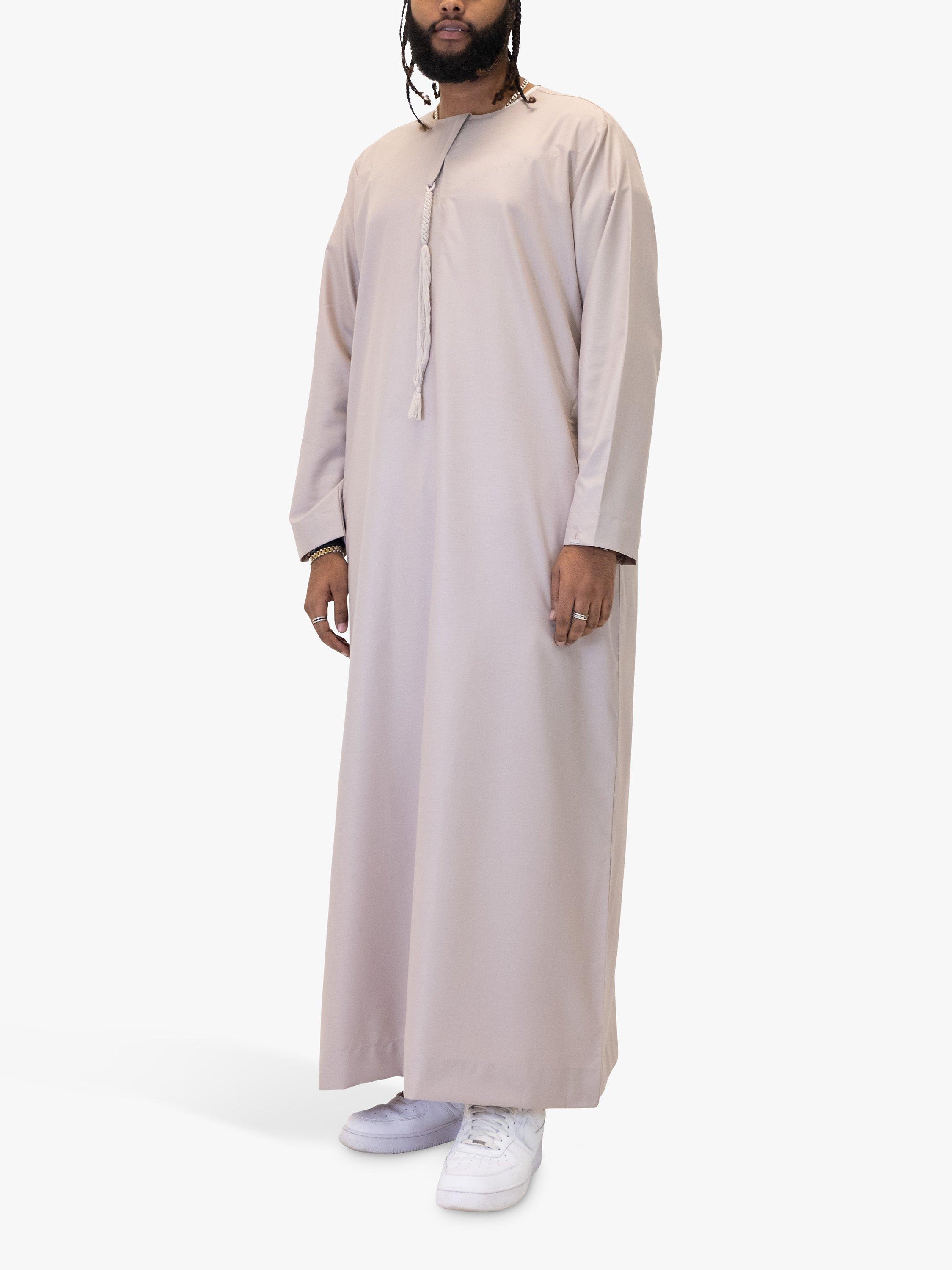 Product image 5 of 7, which shows Islamic Impressions Omani Thobe Jubbah, Beige, 58