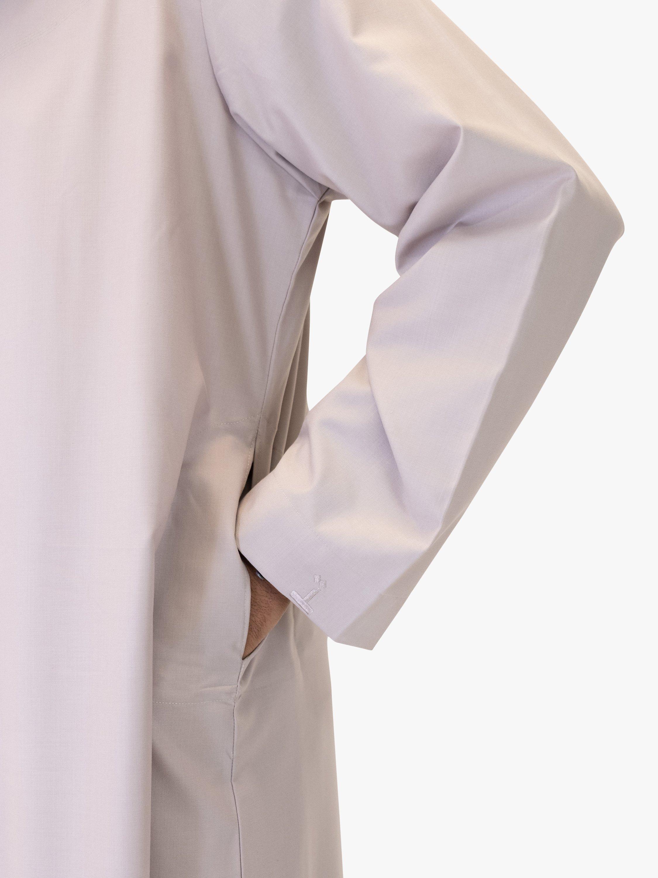 Product image 6 of 7, which shows Islamic Impressions Omani Thobe Jubbah, Beige, 58