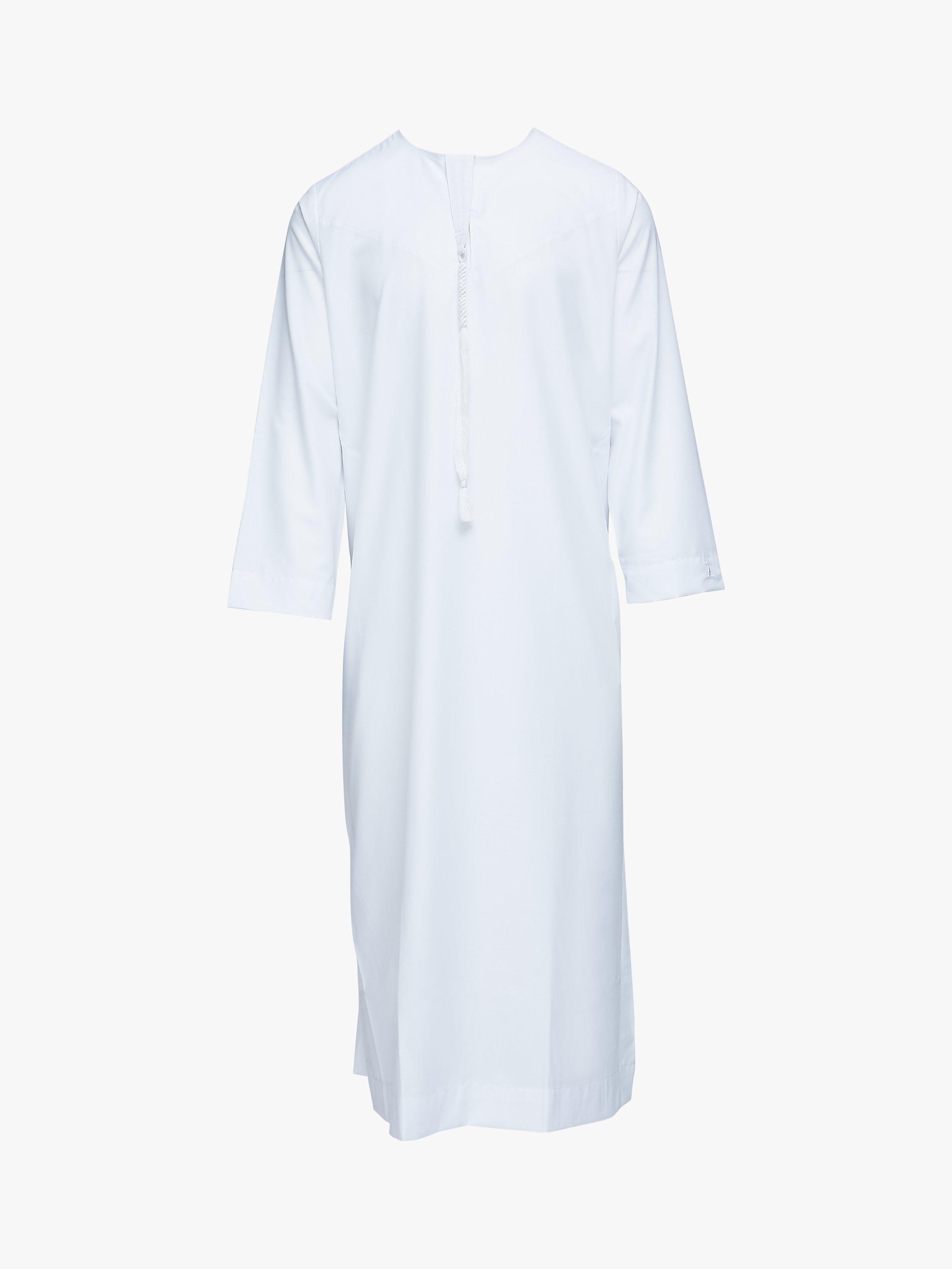 Product image 4 of 8, which shows Islamic Impressions Omani Thobe Jubbah, White, 54
