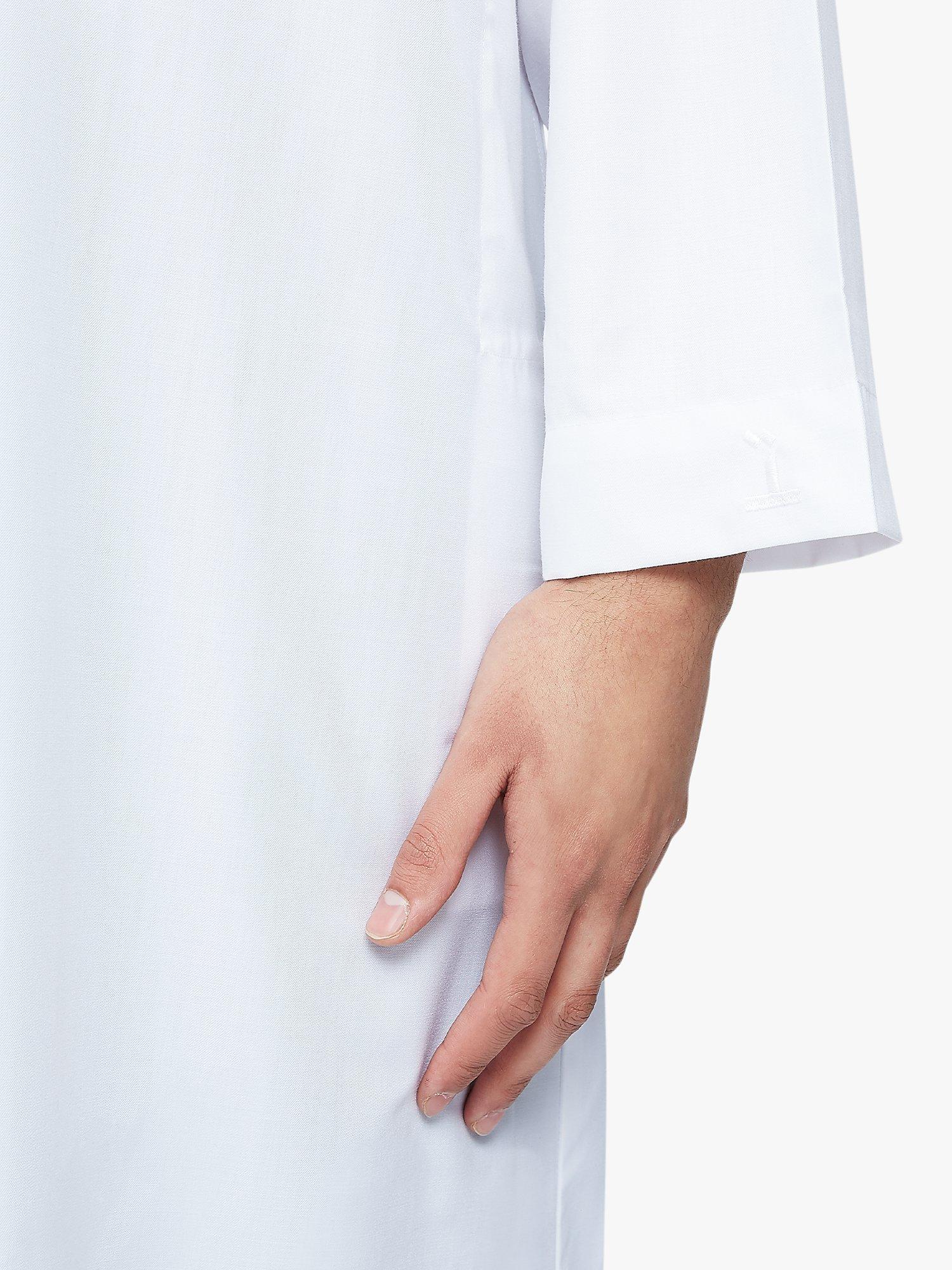 Product image 6 of 8, which shows Islamic Impressions Omani Thobe Jubbah, White, 54