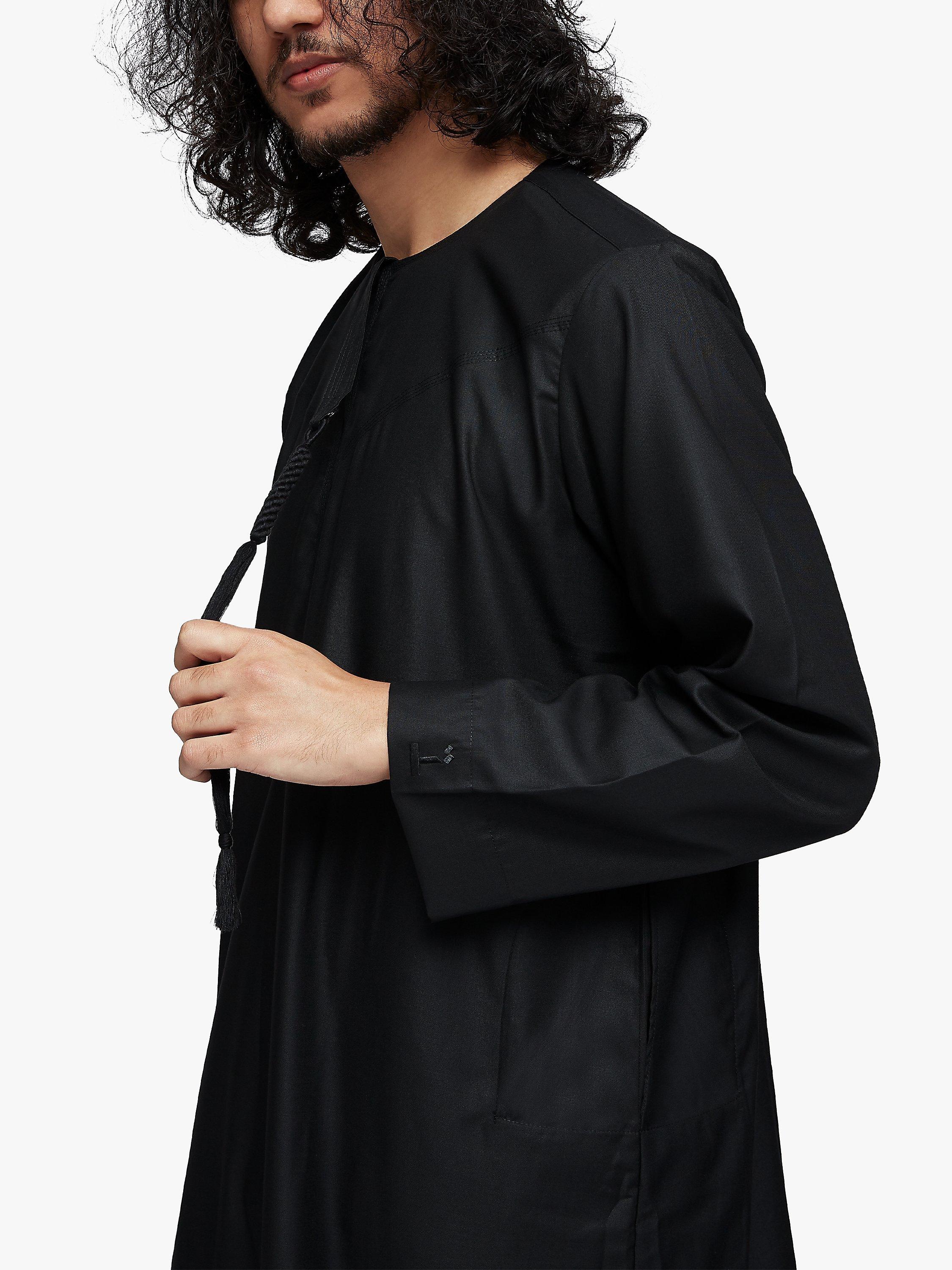 Product image 5 of 8, which shows Islamic Impressions Omani Thobe Jubbah, Black, 54