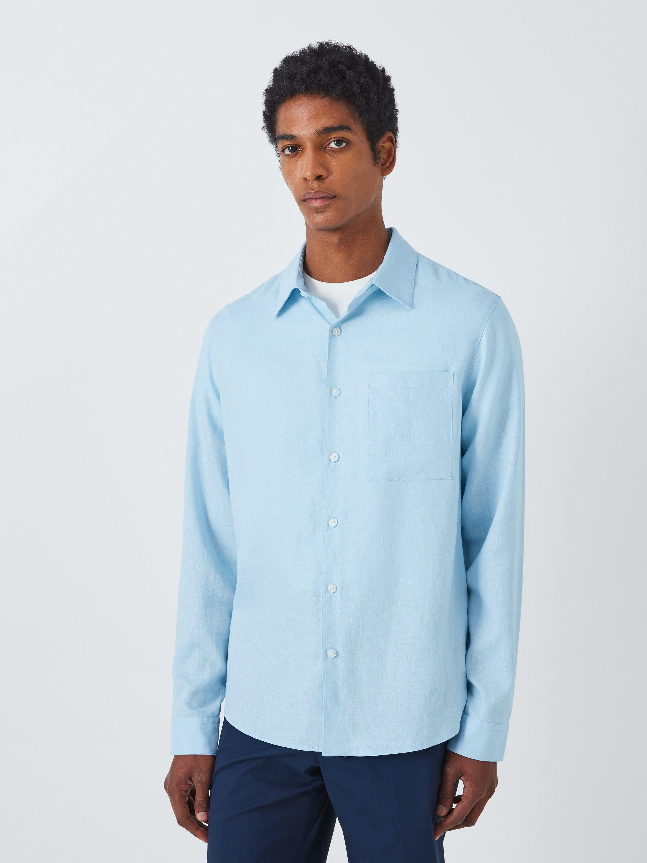 Kin Linen Blend Long Sleeve Shirt