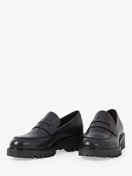 Vagabond Shoemakers Kenova Leather Chunky Loafers, Black - view 2, Black
