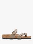 Birkenstock Mayari Vegan Thong Sandals, Grey Taupe