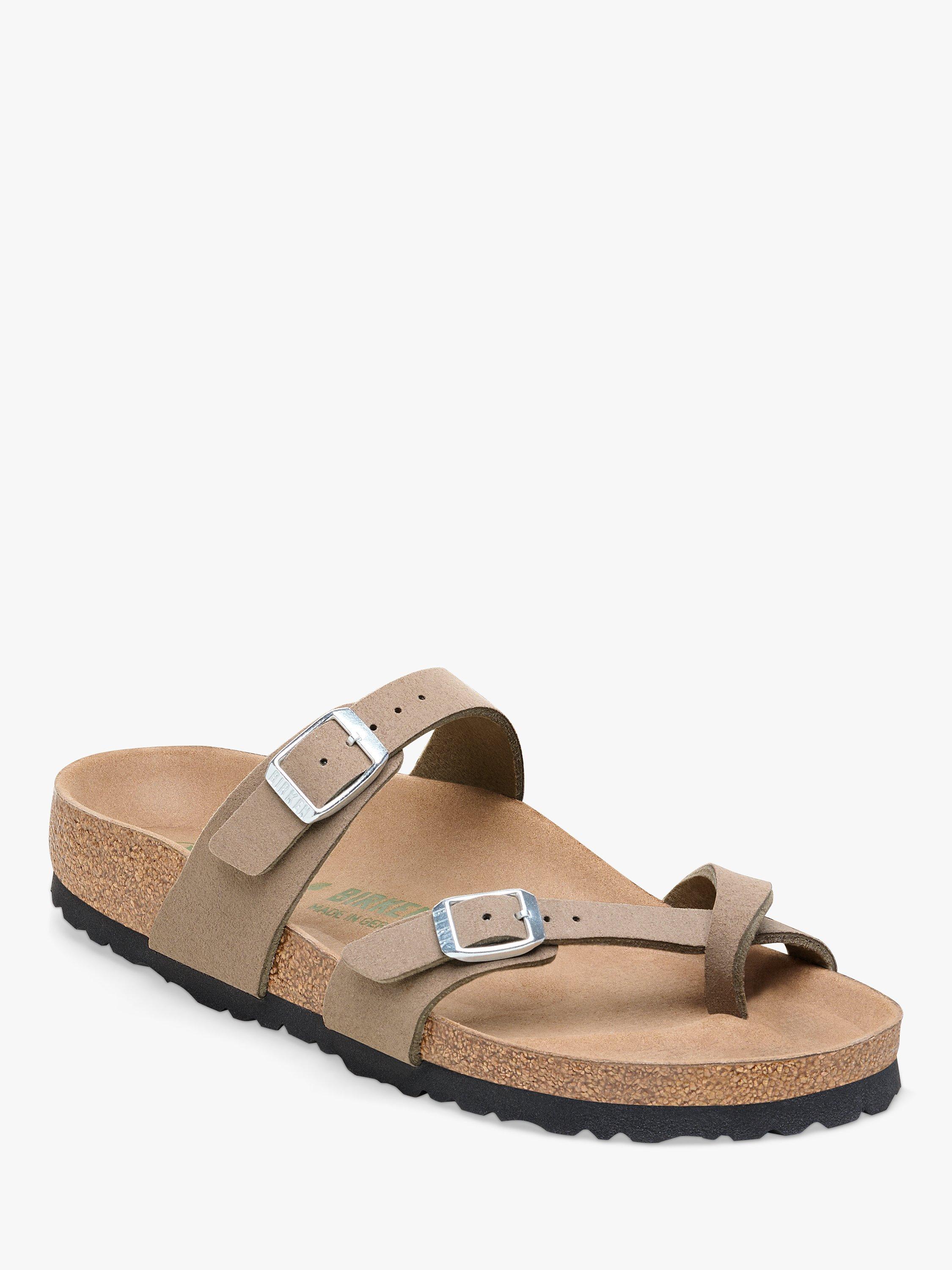Product image 2 of 2, which shows Birkenstock Mayari Vegan Thong Sandals, Grey Taupe, 38