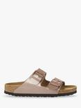 Birkenstock Arizona Narrow Fit Birko Flor Double Strap Sandals, Copper