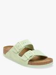 Birkenstock Arizona Birko Flor Sandals, Faded Lime