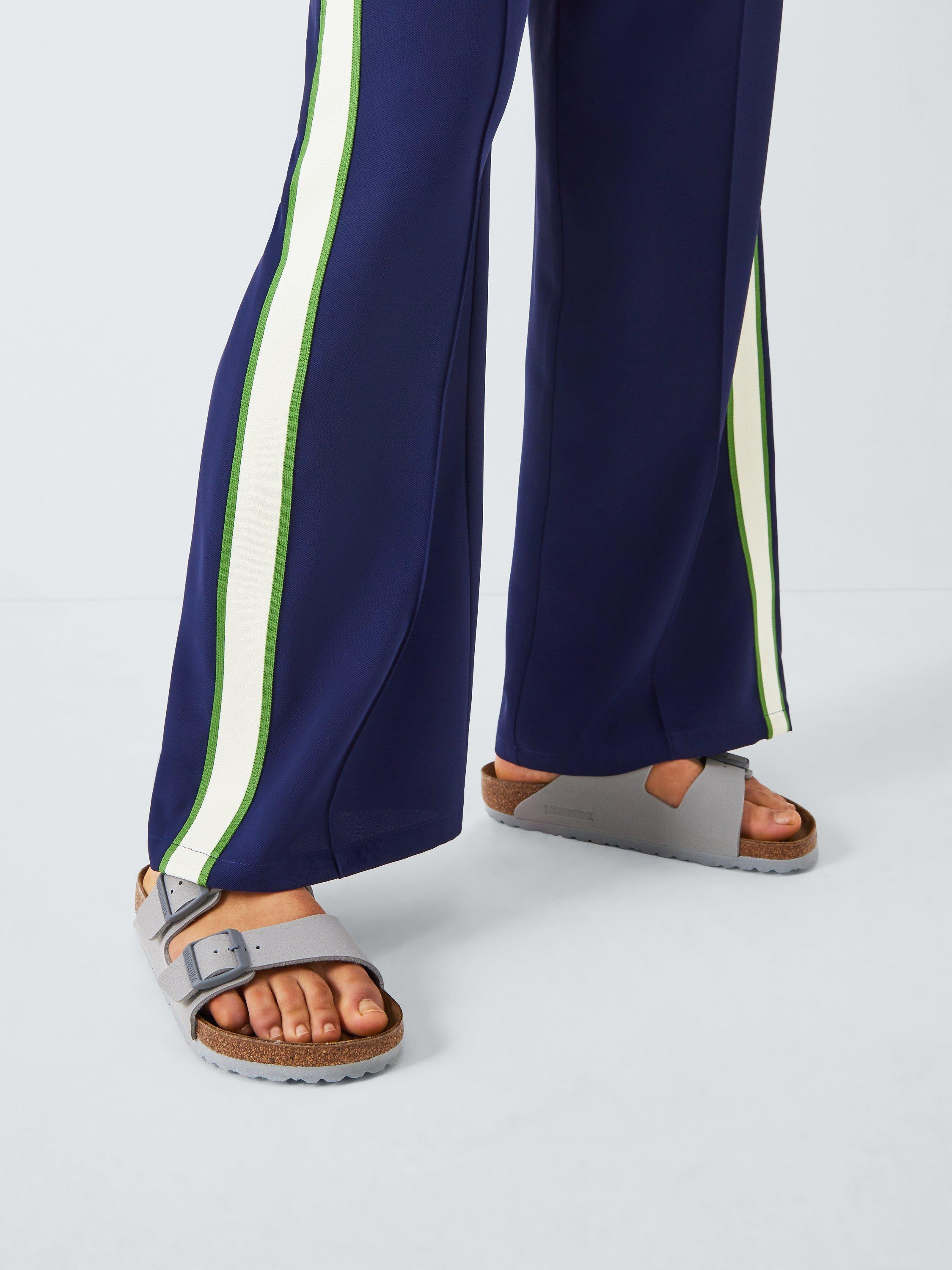Product image 1 of 6, which shows Birkenstock Arizona Birko Flor Sandals, Stone Coin, 36