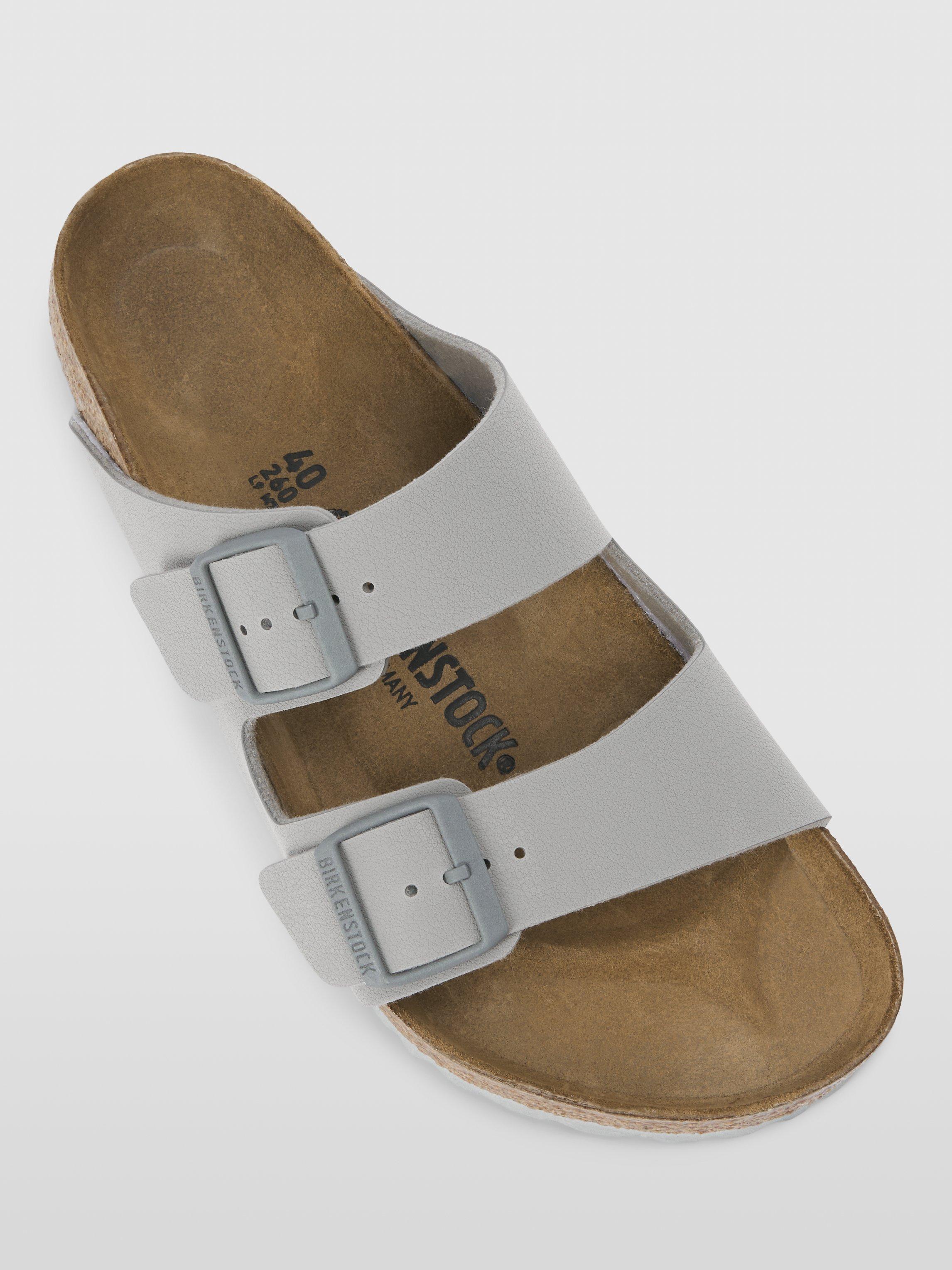 Product image 6 of 6, which shows Birkenstock Arizona Birko Flor Sandals, Stone Coin, 36