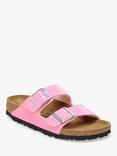 Birkenstock Arizona Birko Flor Patent Sandals, Candy Pink